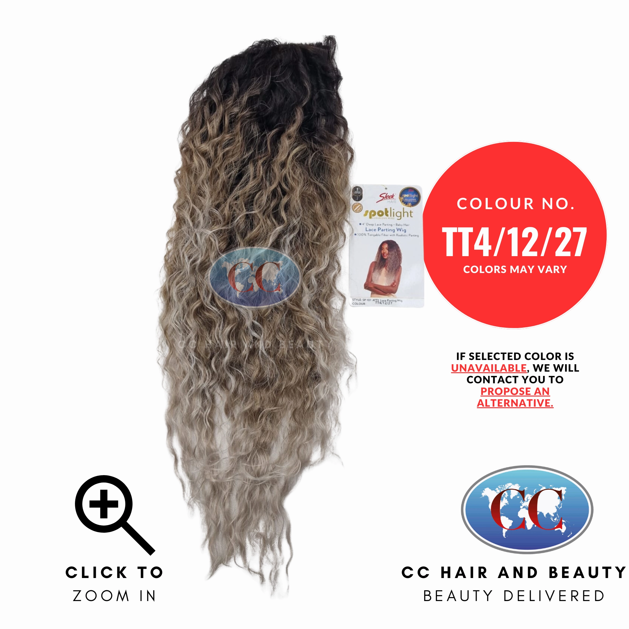 Sleek Synthetic Hair Spotlight Luxurious Wig - Atty Wig