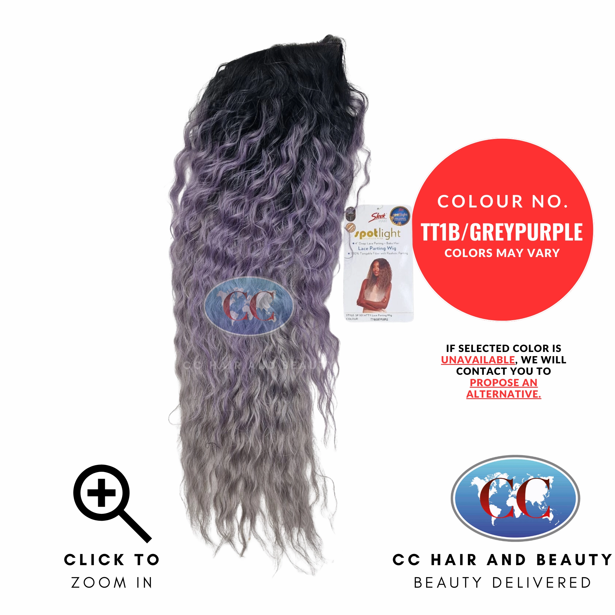 Sleek Synthetic Hair Spotlight Luxurious Wig - Atty Wig