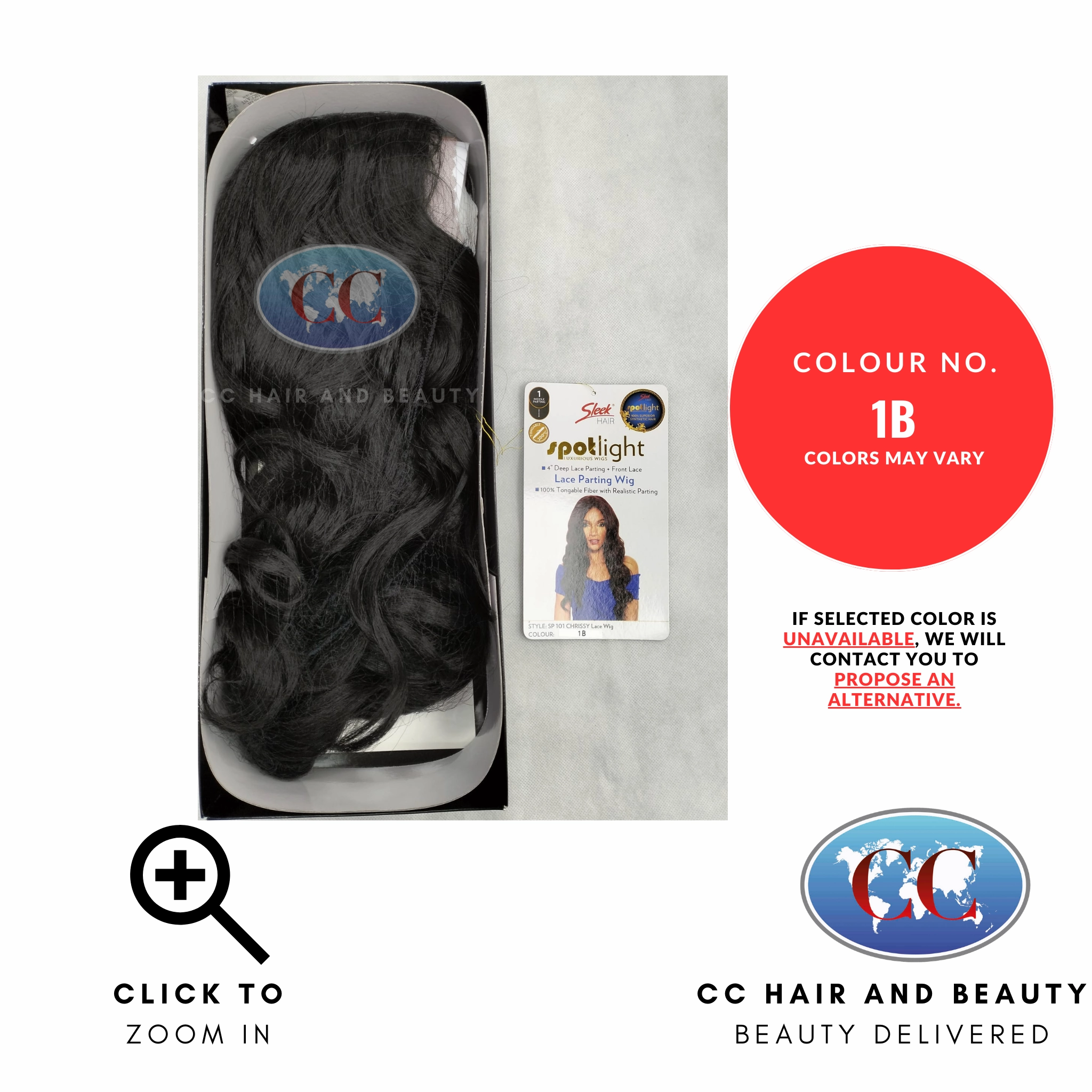Sleek Synthetic Hair Spotlight Luxurious Wig - Chrissy Wig