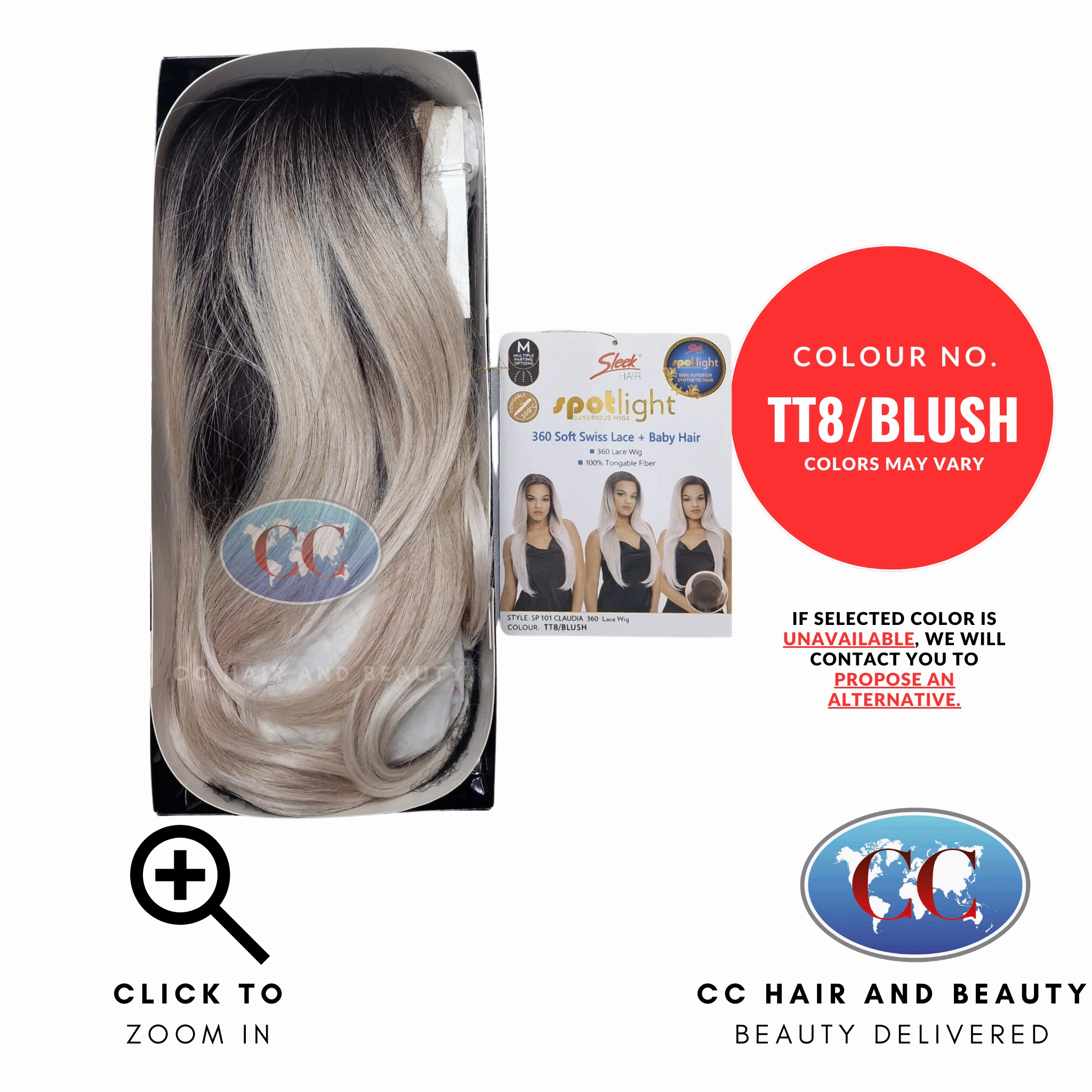 Sleek Synthetic Hair Spotlight Luxurious Wig - Claudia Wig