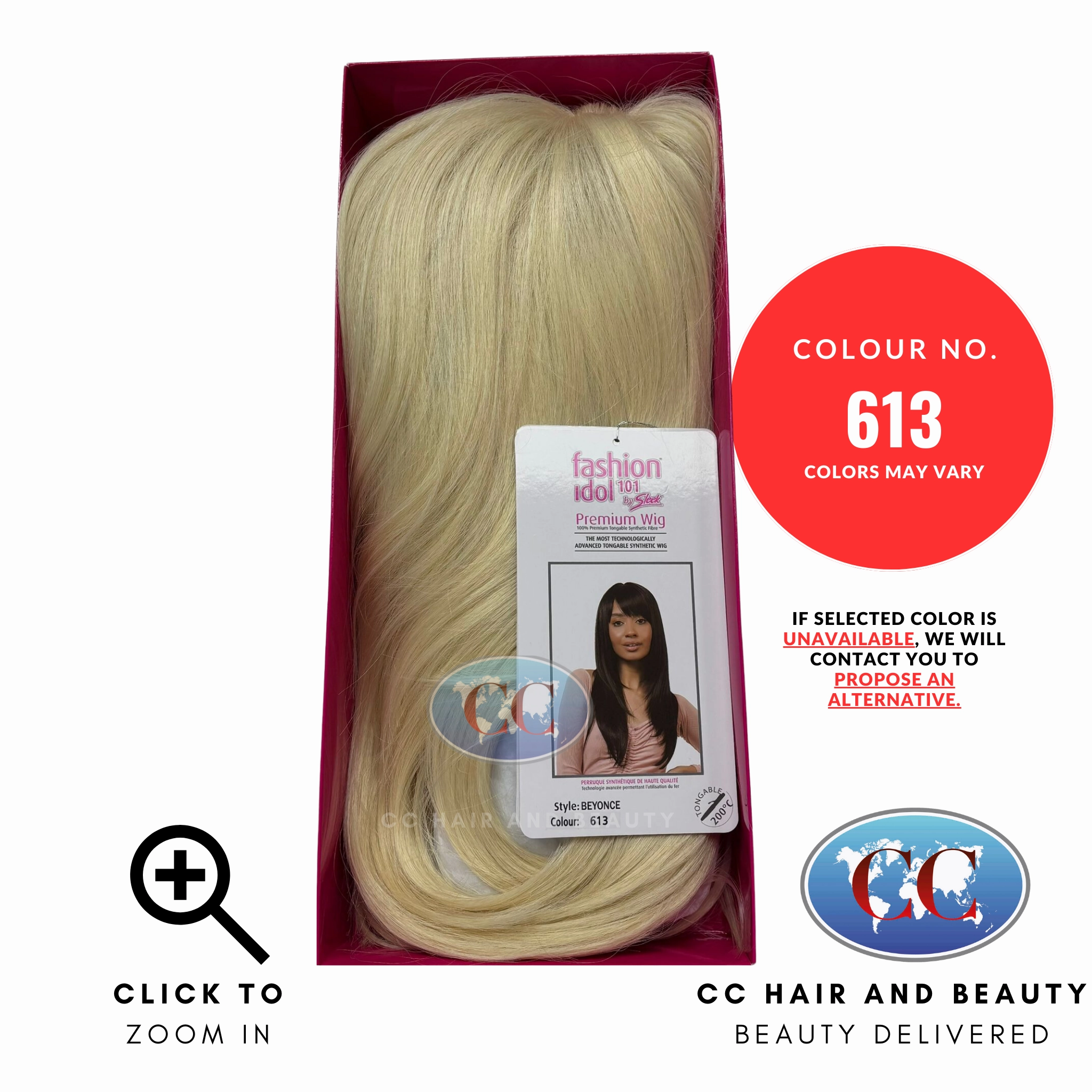 Sleek Synthetic Hair Wig Fashion - Beyonce