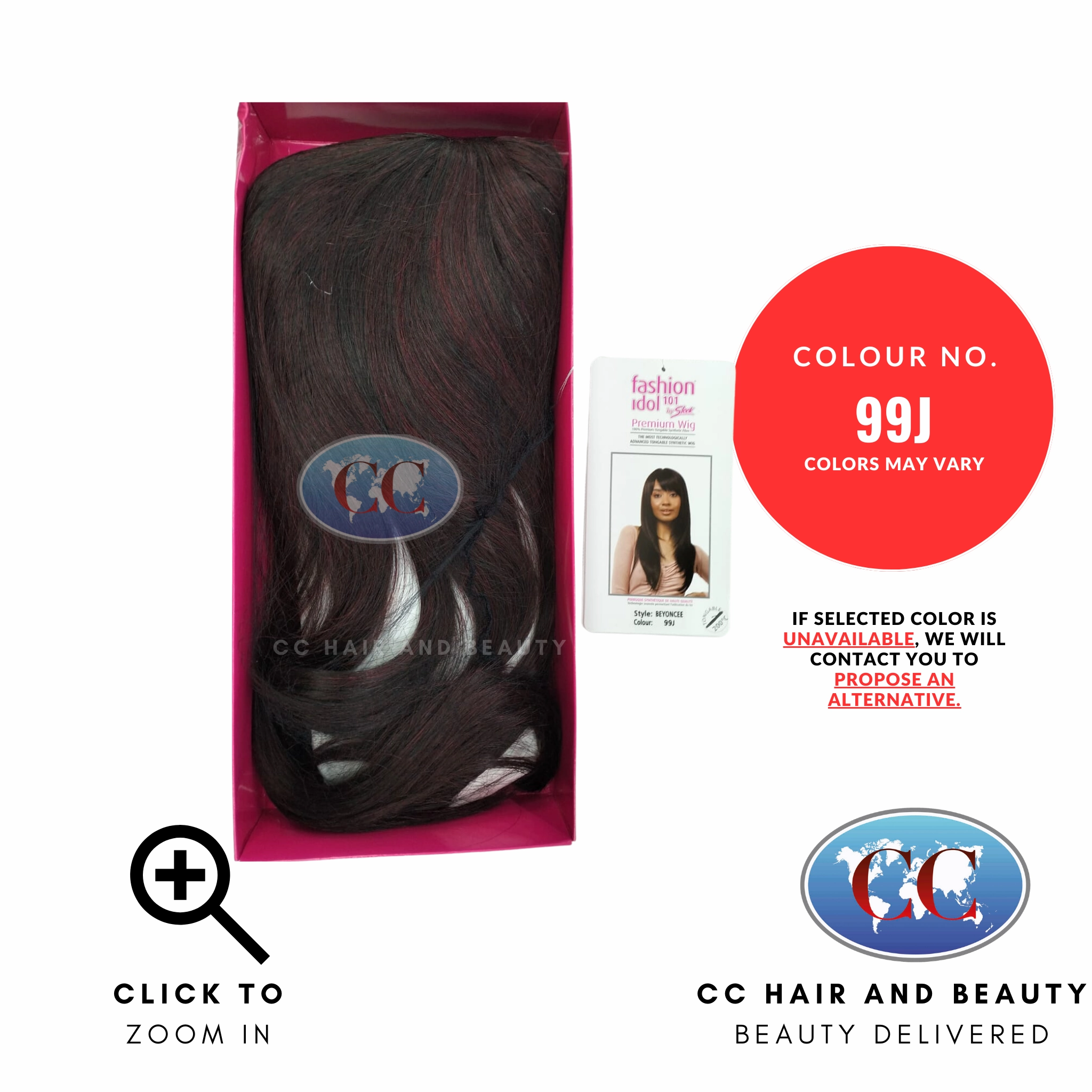 Sleek Synthetic Hair Wig Fashion - Beyonce