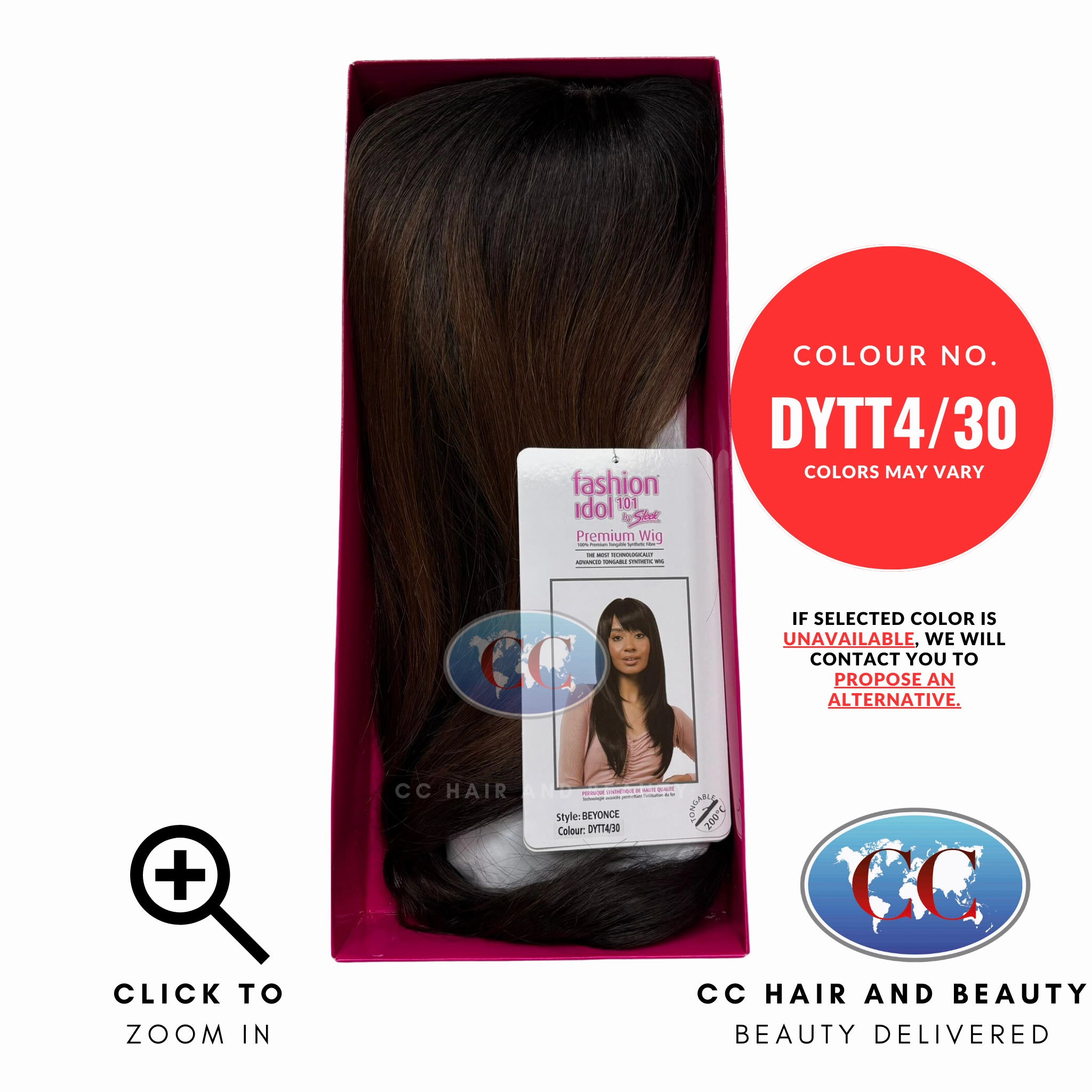 Sleek Synthetic Hair Wig Fashion - Beyonce