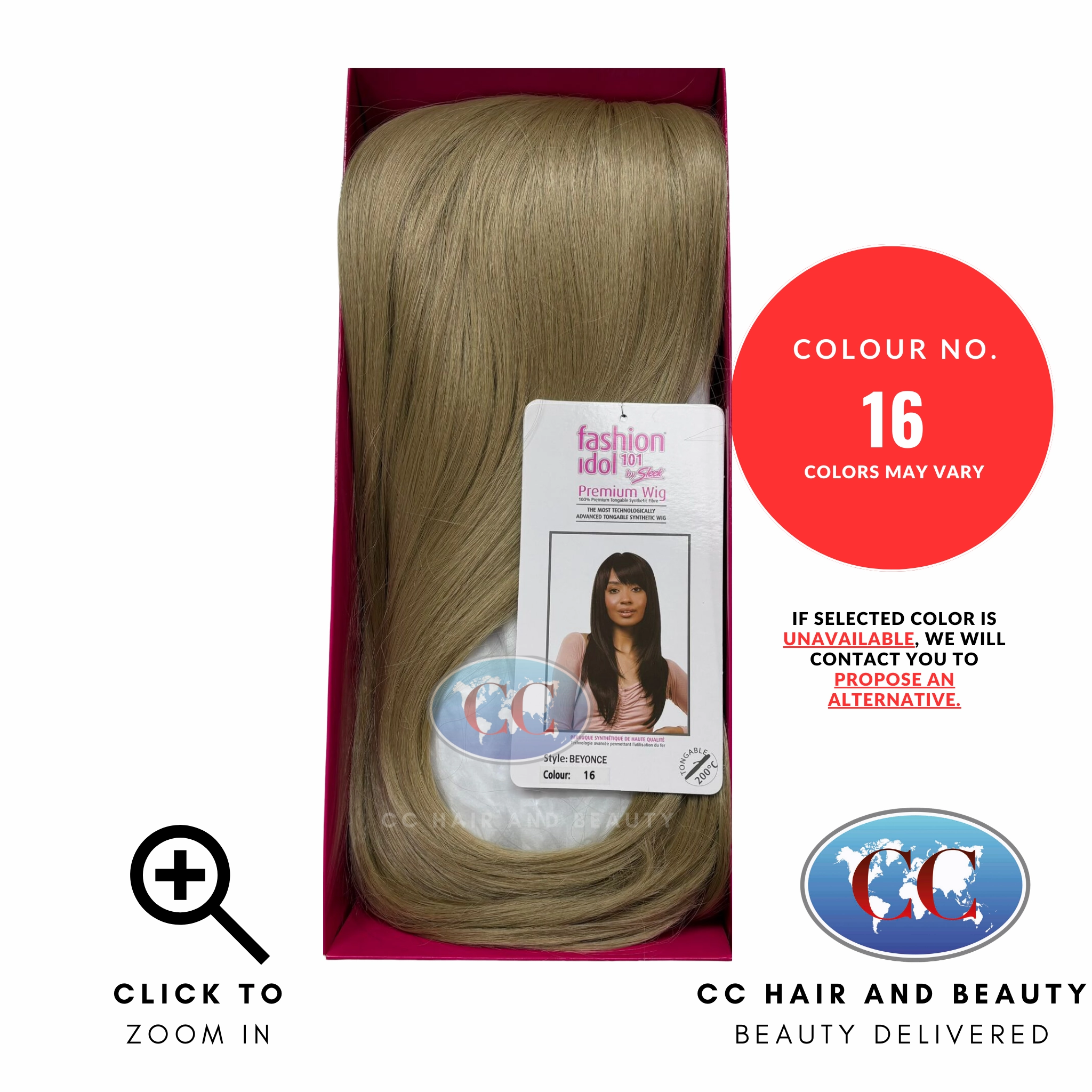 Sleek Synthetic Hair Wig Fashion - Beyonce