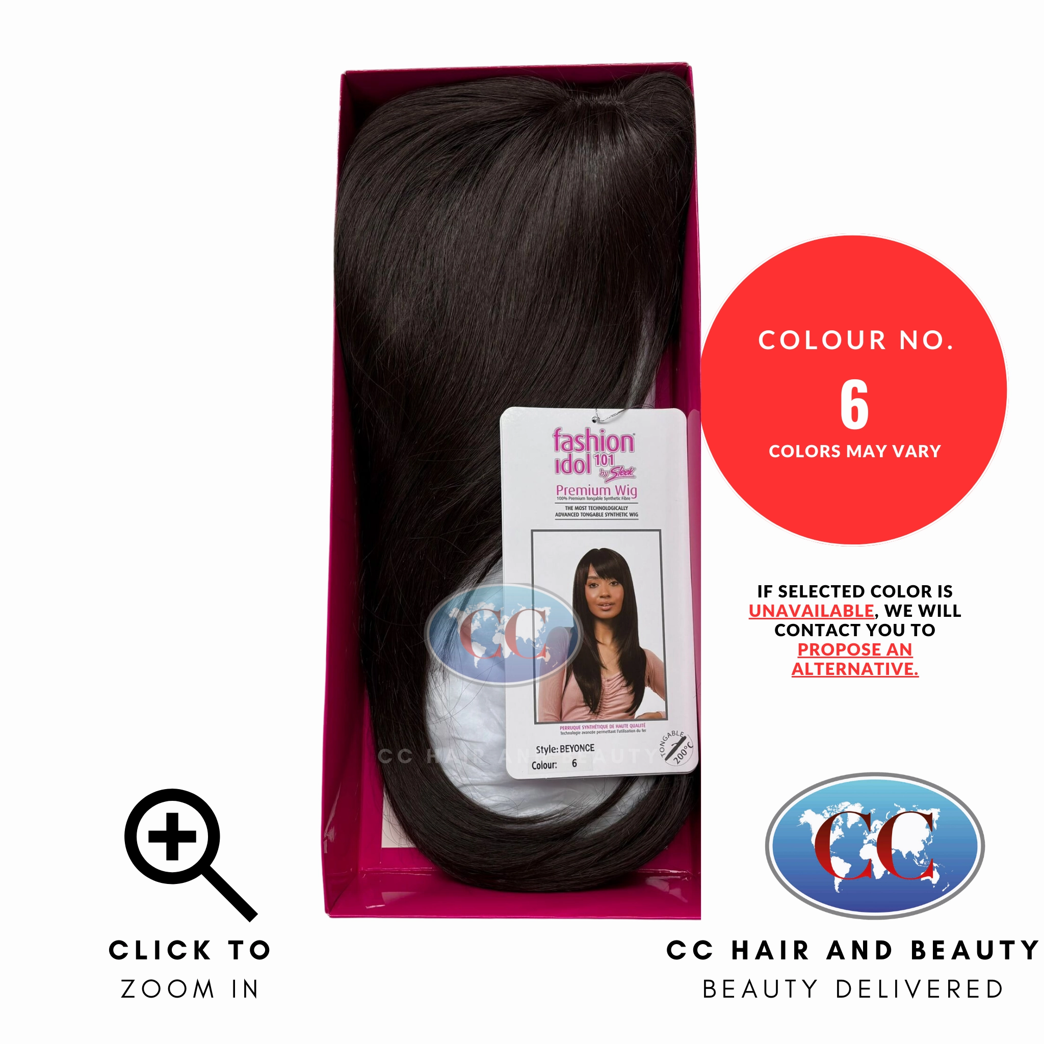Sleek Synthetic Hair Wig Fashion - Beyonce