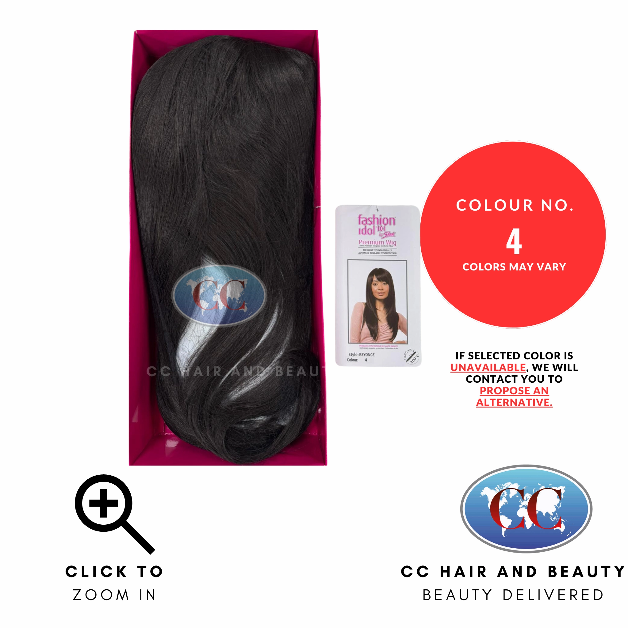 Sleek Synthetic Hair Wig Fashion - Beyonce
