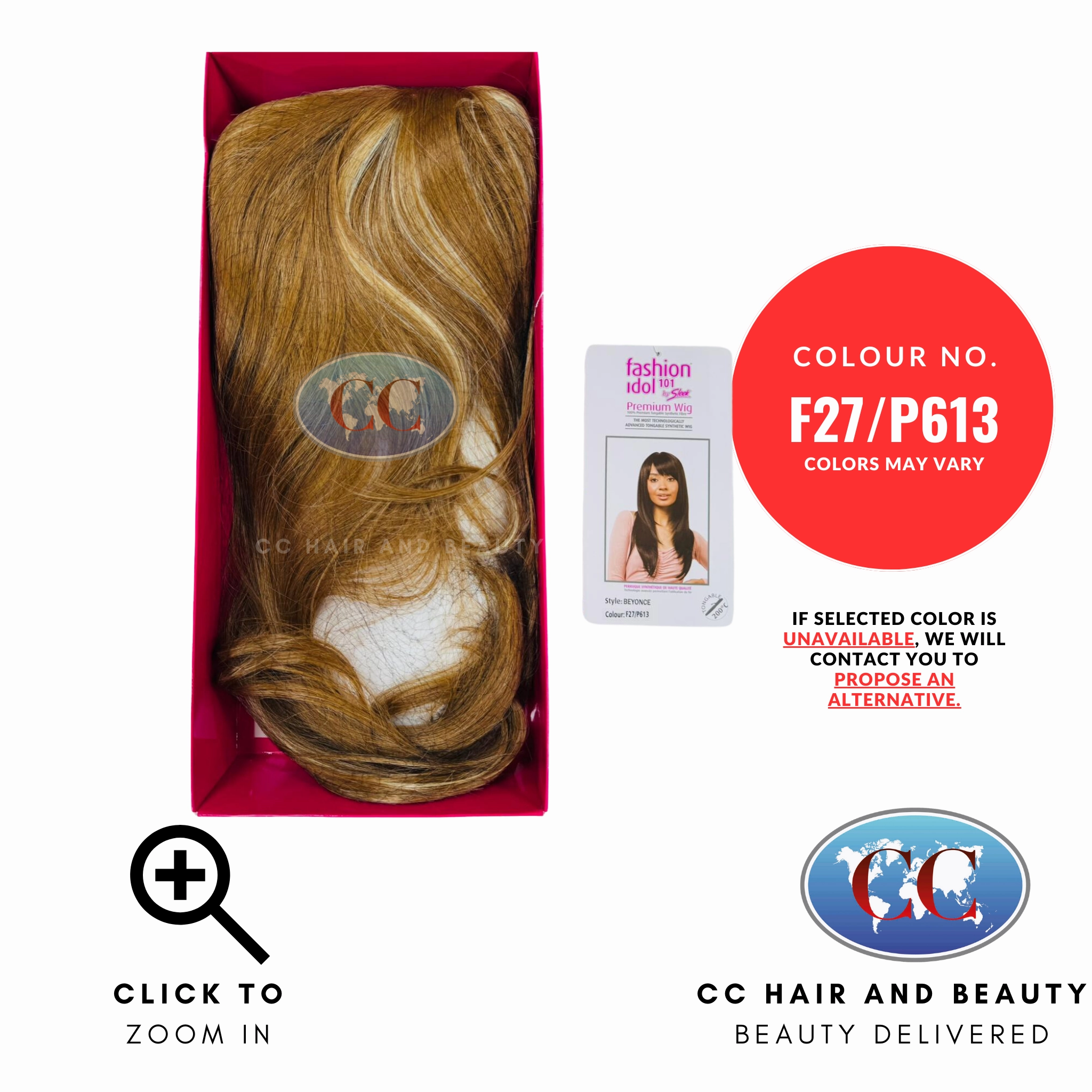 Sleek Synthetic Hair Wig Fashion - Beyonce