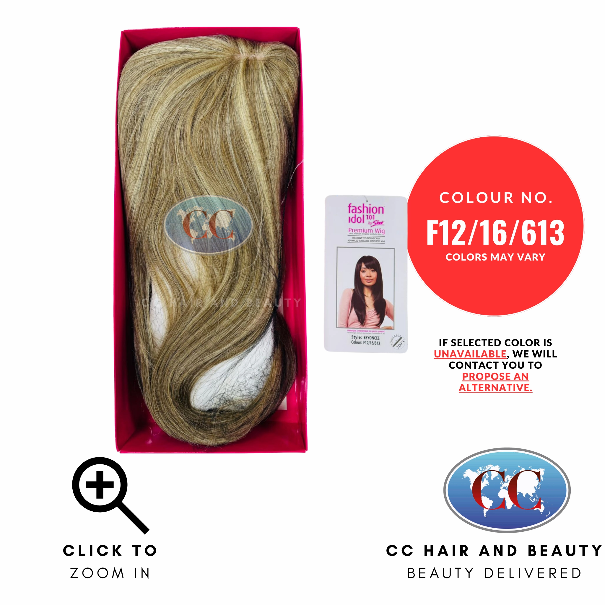 Sleek Synthetic Hair Wig Fashion - Beyonce