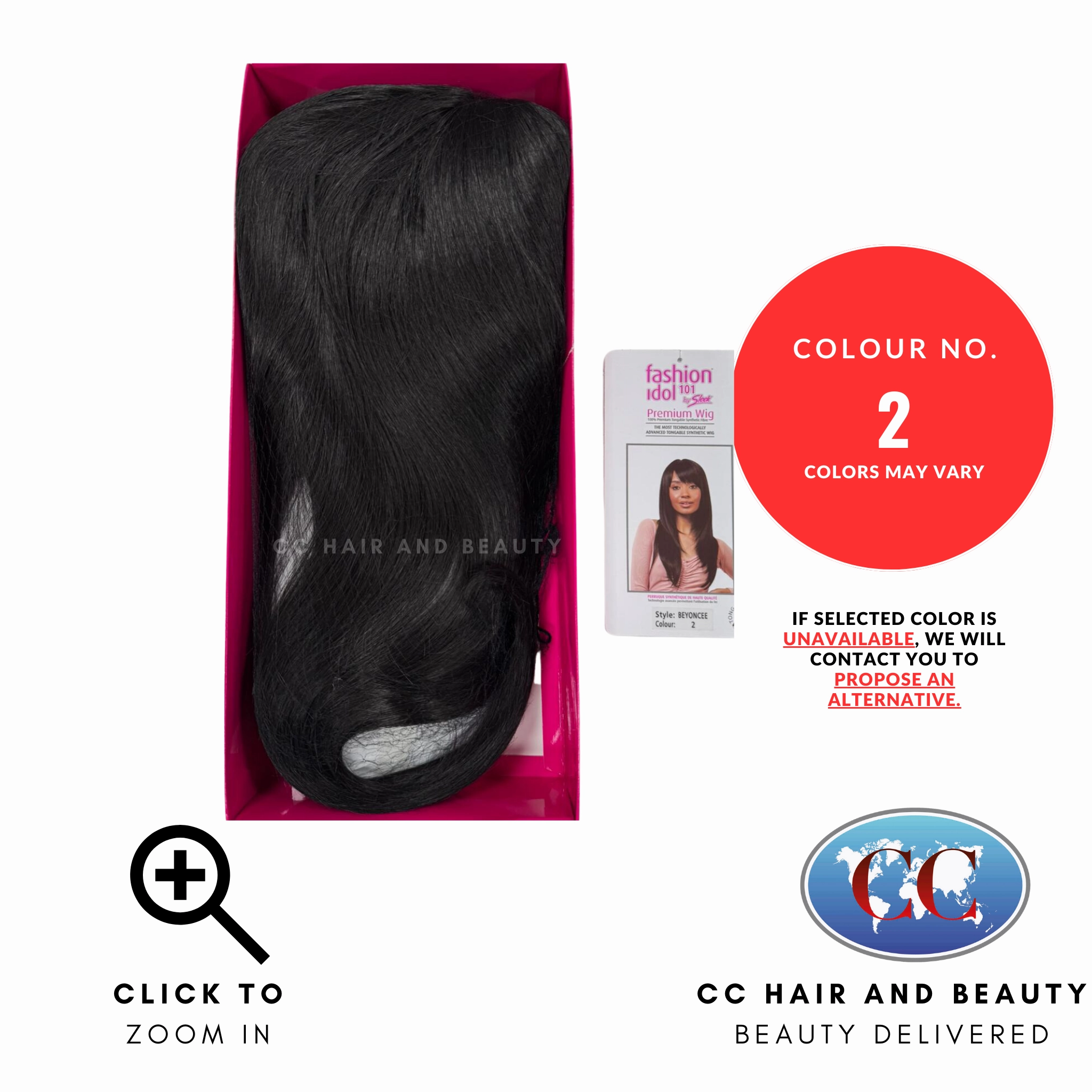 Sleek Synthetic Hair Wig Fashion - Beyonce