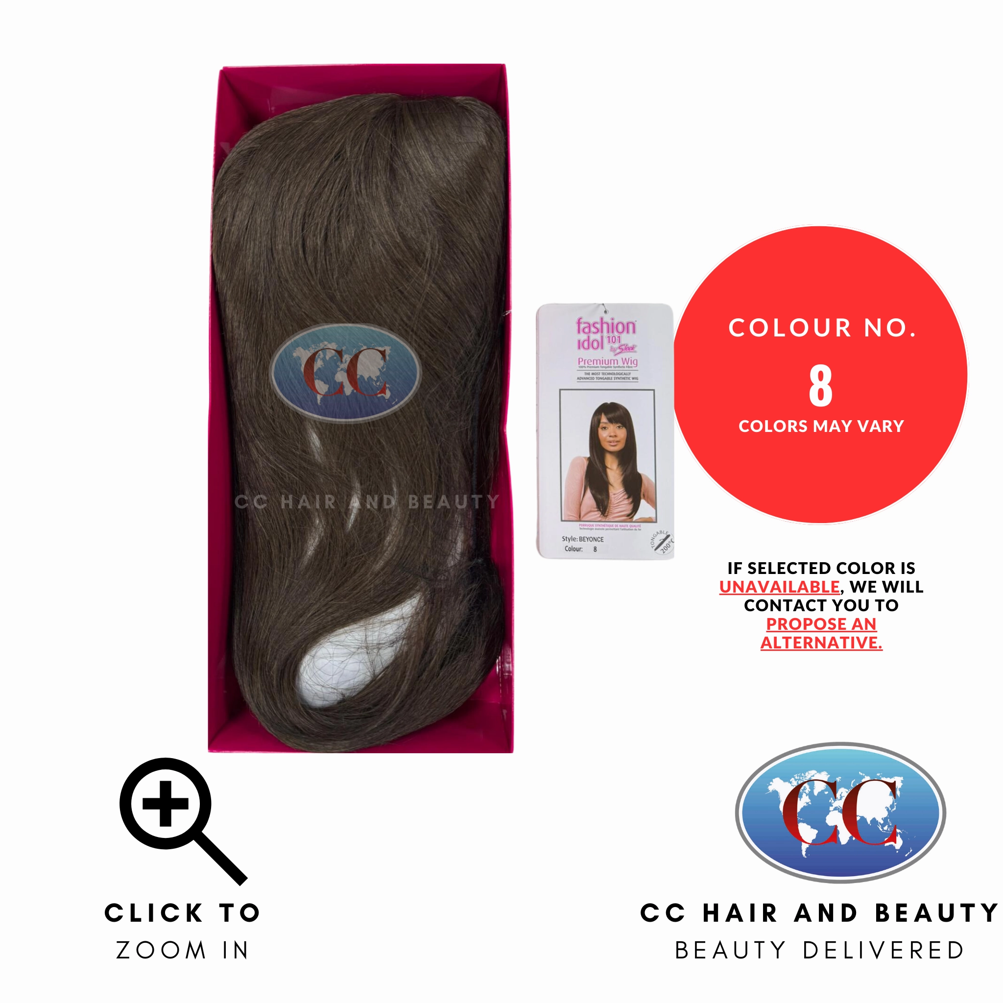 Sleek Synthetic Hair Wig Fashion - Beyonce