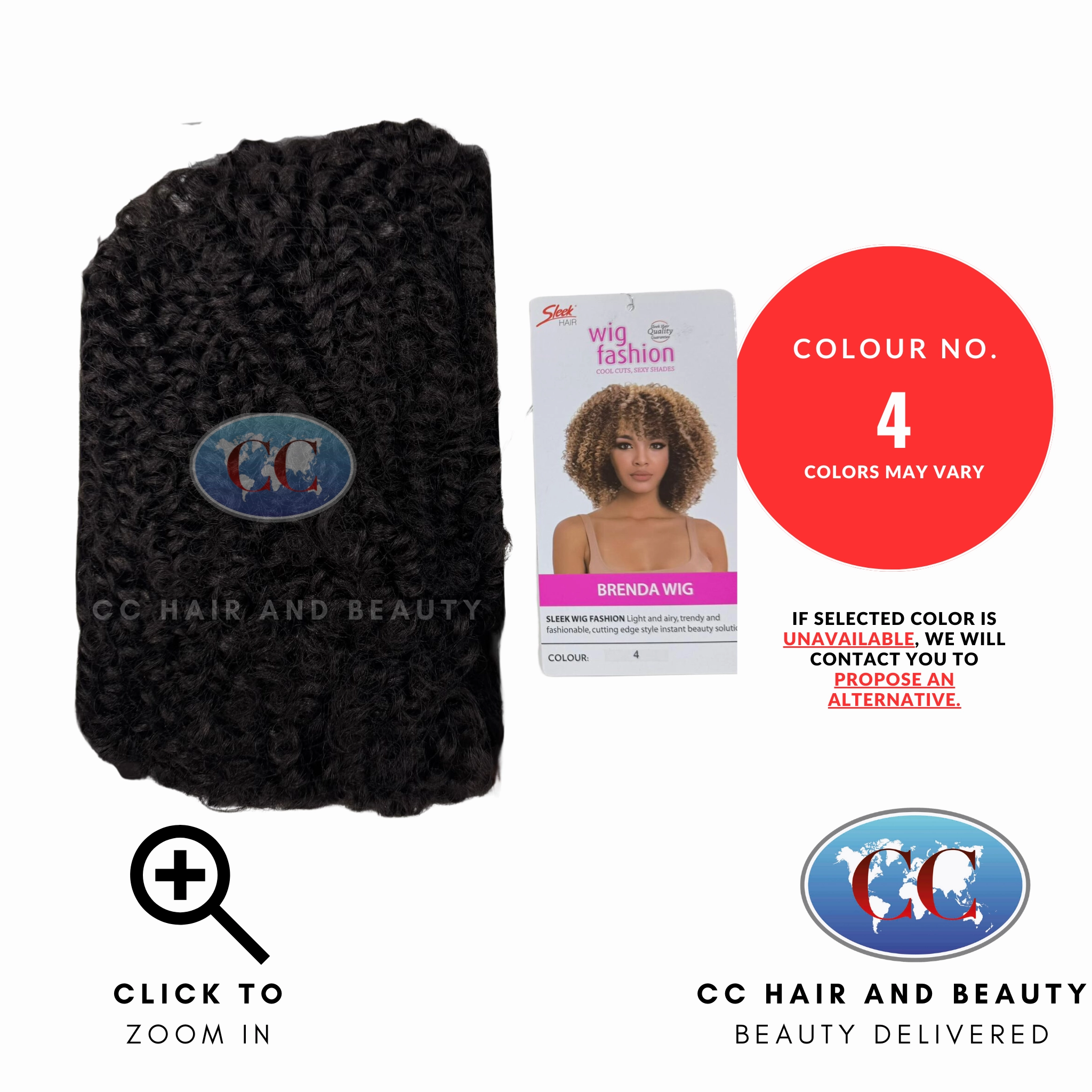 Sleek Synthetic Hair Wig Fashion - Brenda