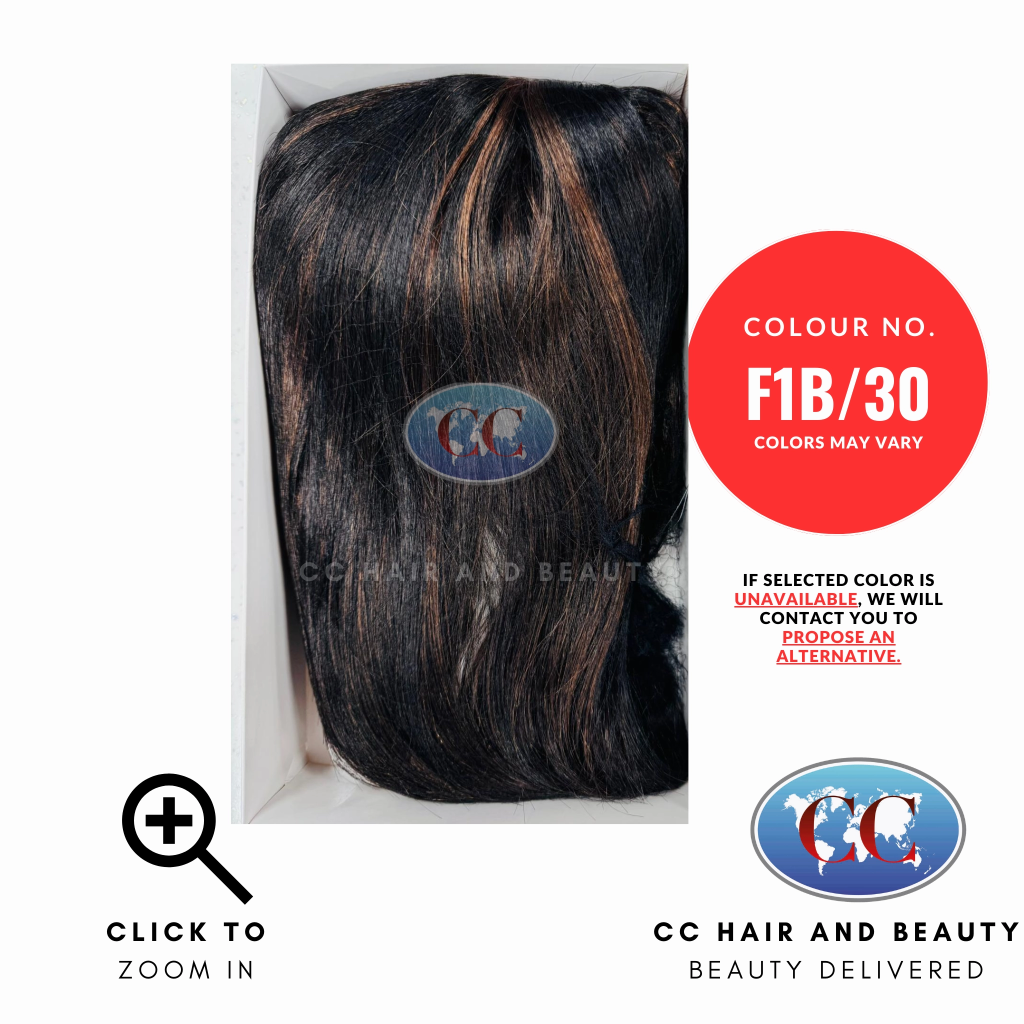 Sleek Synthetic Hair Wig Fashion - Crystal