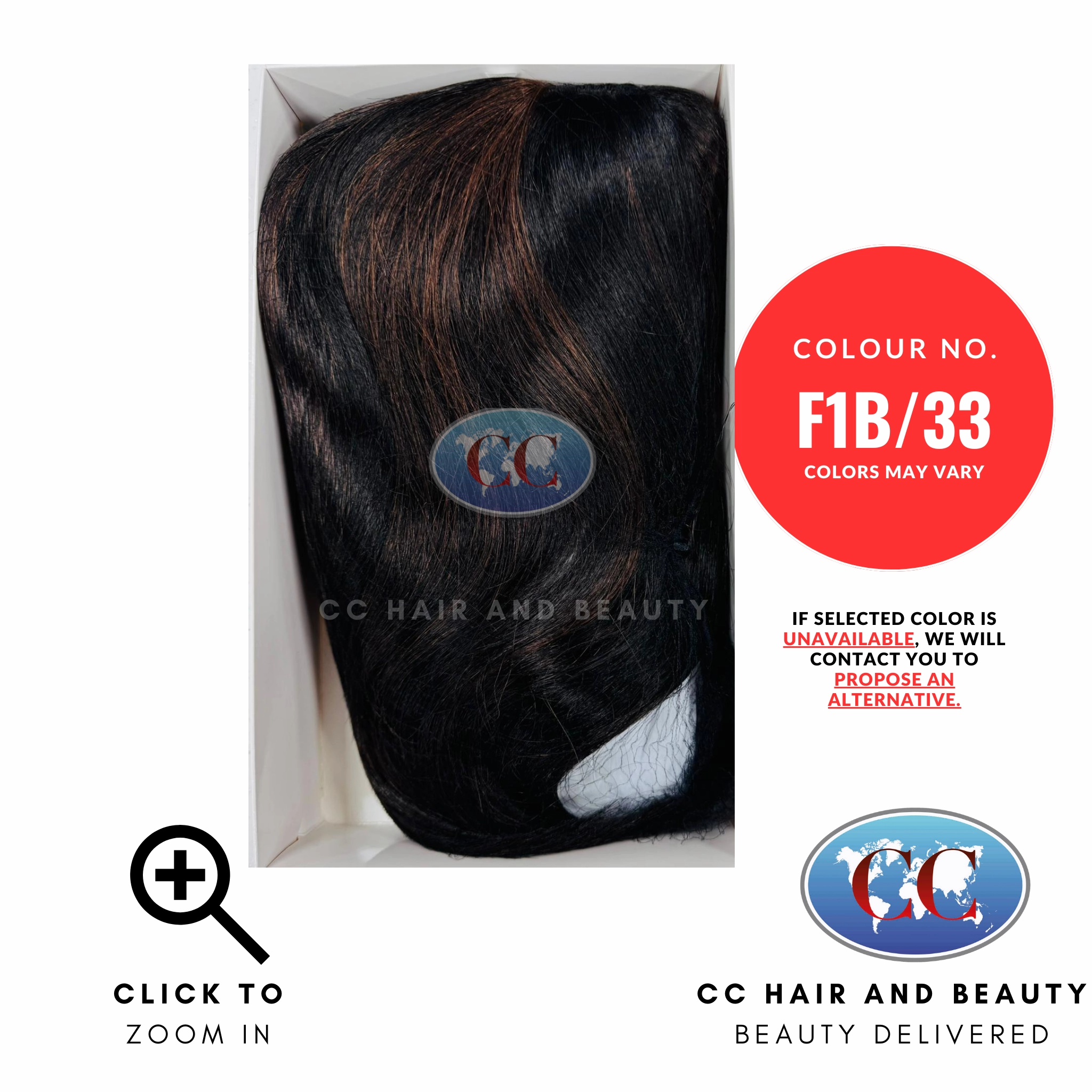 Sleek Synthetic Hair Wig Fashion - Crystal