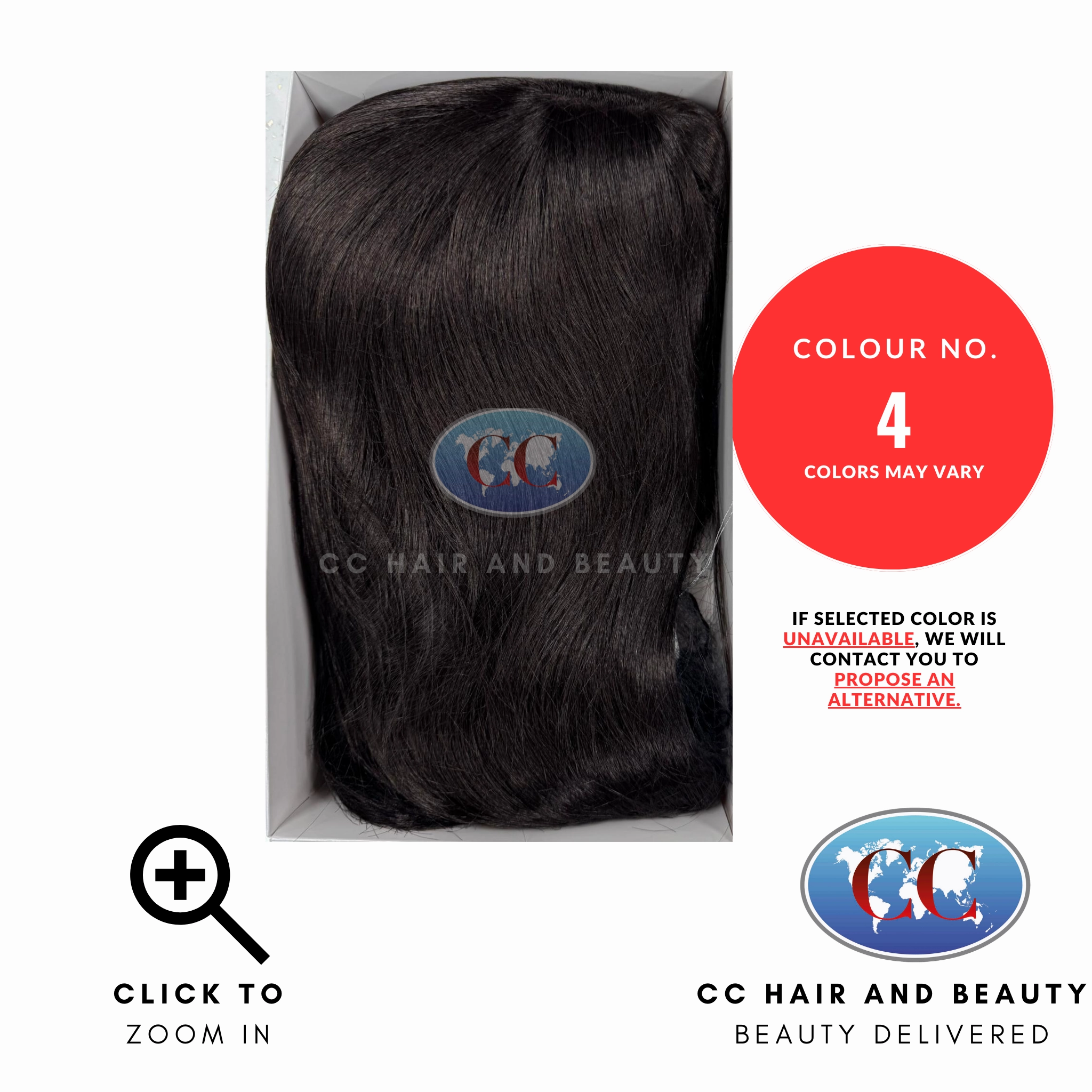 Sleek Synthetic Hair Wig Fashion - Crystal