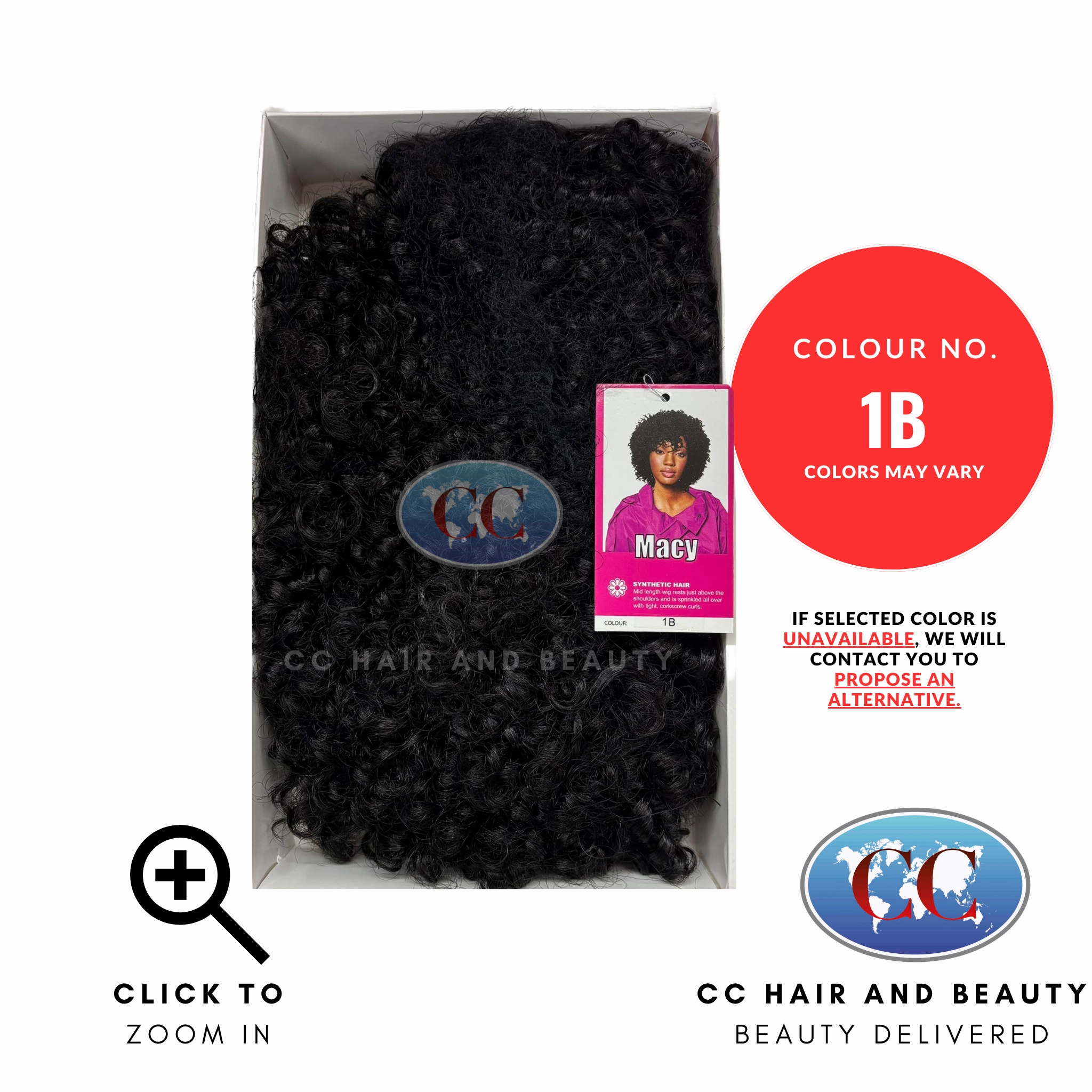 Sleek Synthetic Hair Wig Fashion - Macy