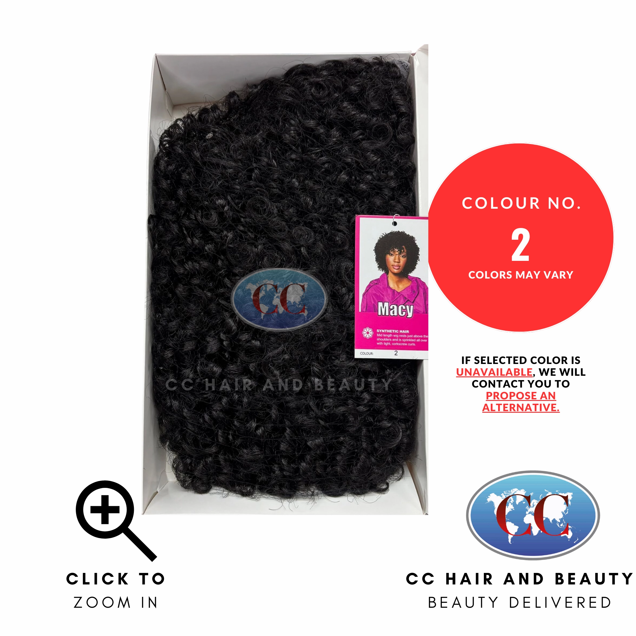 Sleek Synthetic Hair Wig Fashion - Macy