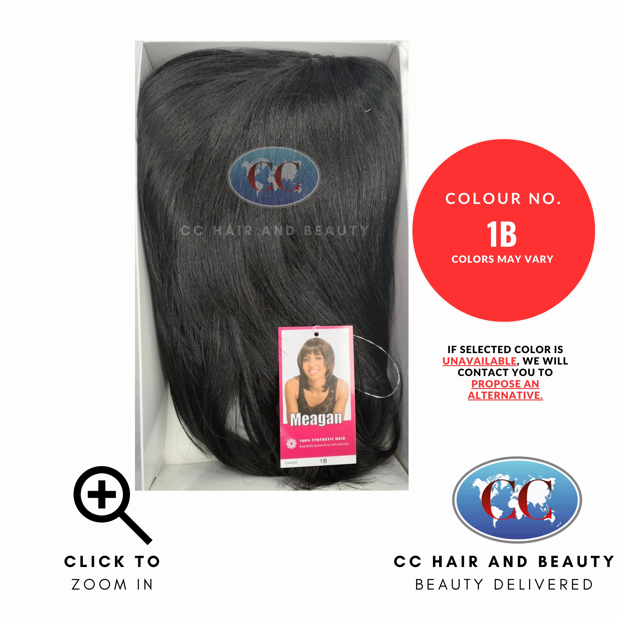 Sleek Synthetic Hair Wig Fashion - Meagan