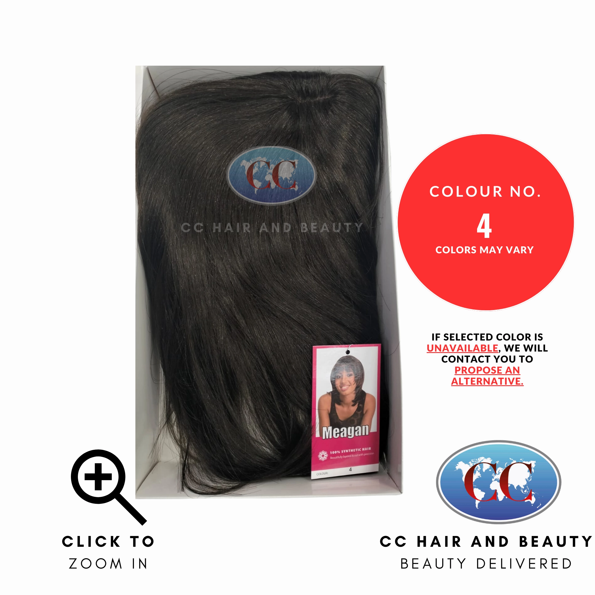 Sleek Synthetic Hair Wig Fashion - Meagan