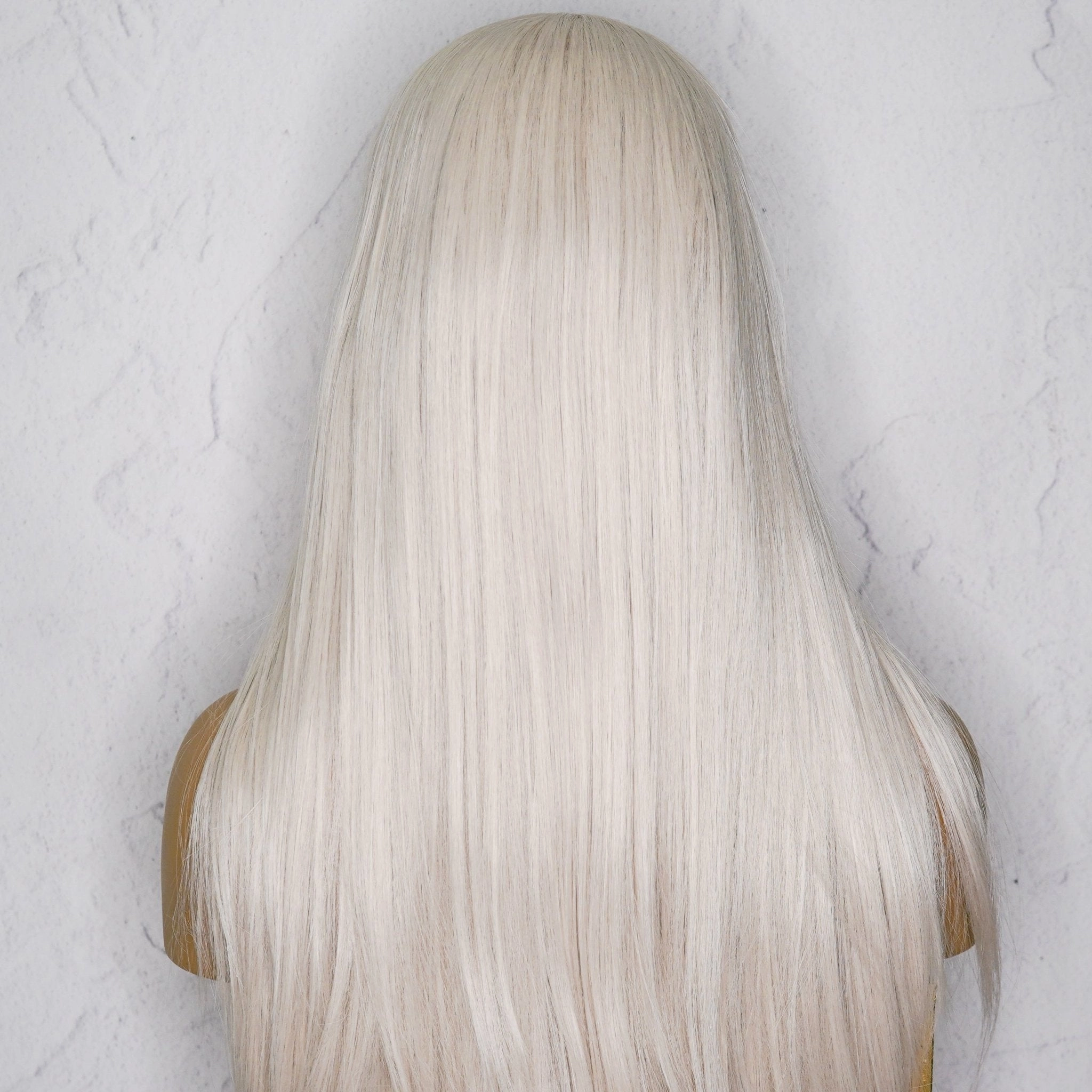 SLOAN Silver White Blonde Lace Front Wig