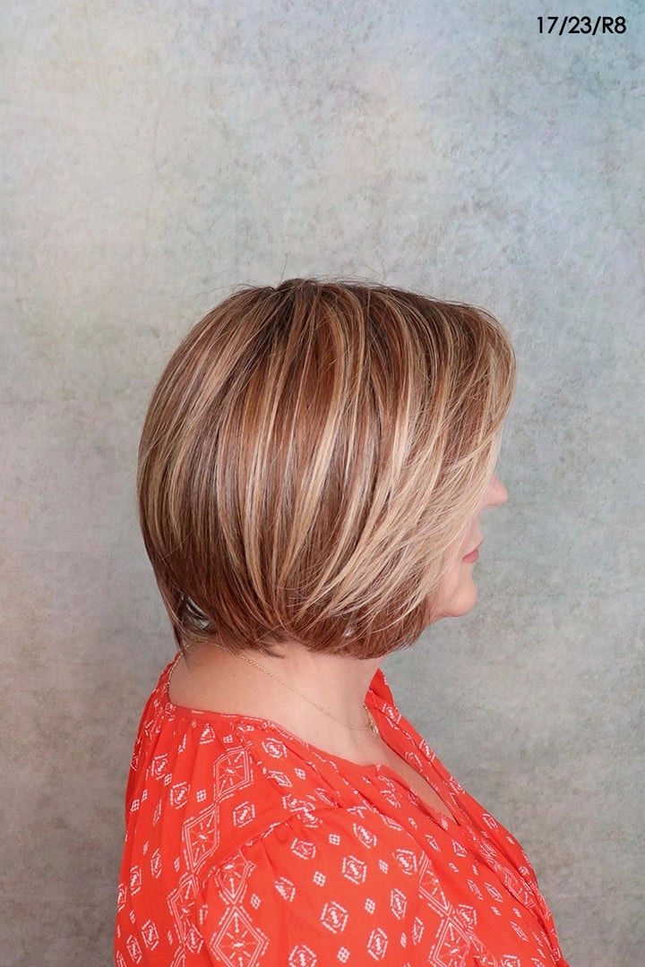 Smooth Cut Bob Wig by TressAllure | Heat Friendly Synthetic Hair | Average Cap