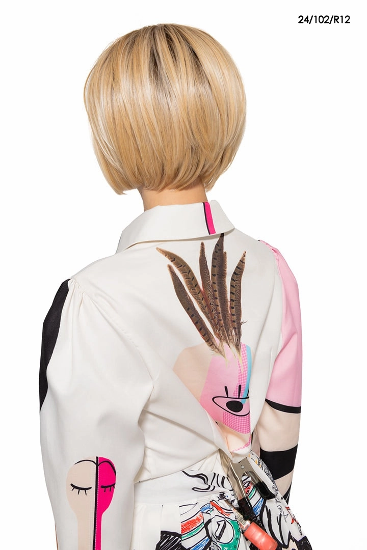 Smooth Cut Bob Wig by TressAllure | Heat Friendly Synthetic Hair | Average Cap