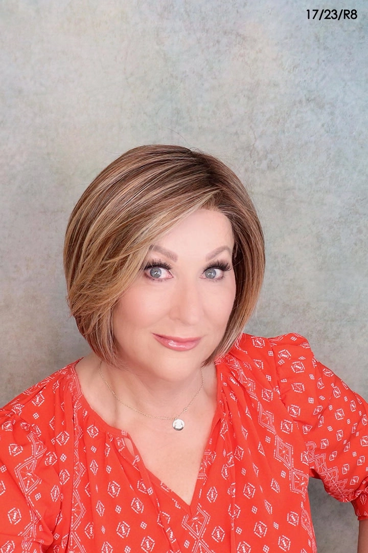 Smooth Cut Bob Wig by TressAllure | Heat Friendly Synthetic Hair | Average Cap
