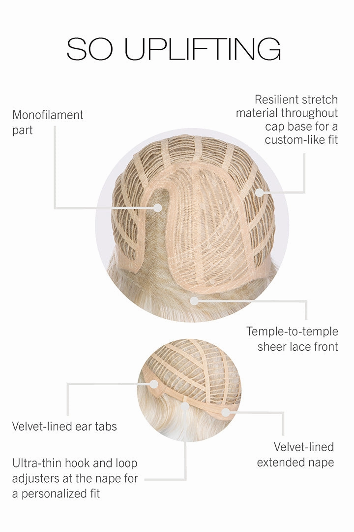 So Uplifting Wig by Gabor | Heat Friendly Synthetic Hair | Average Cap