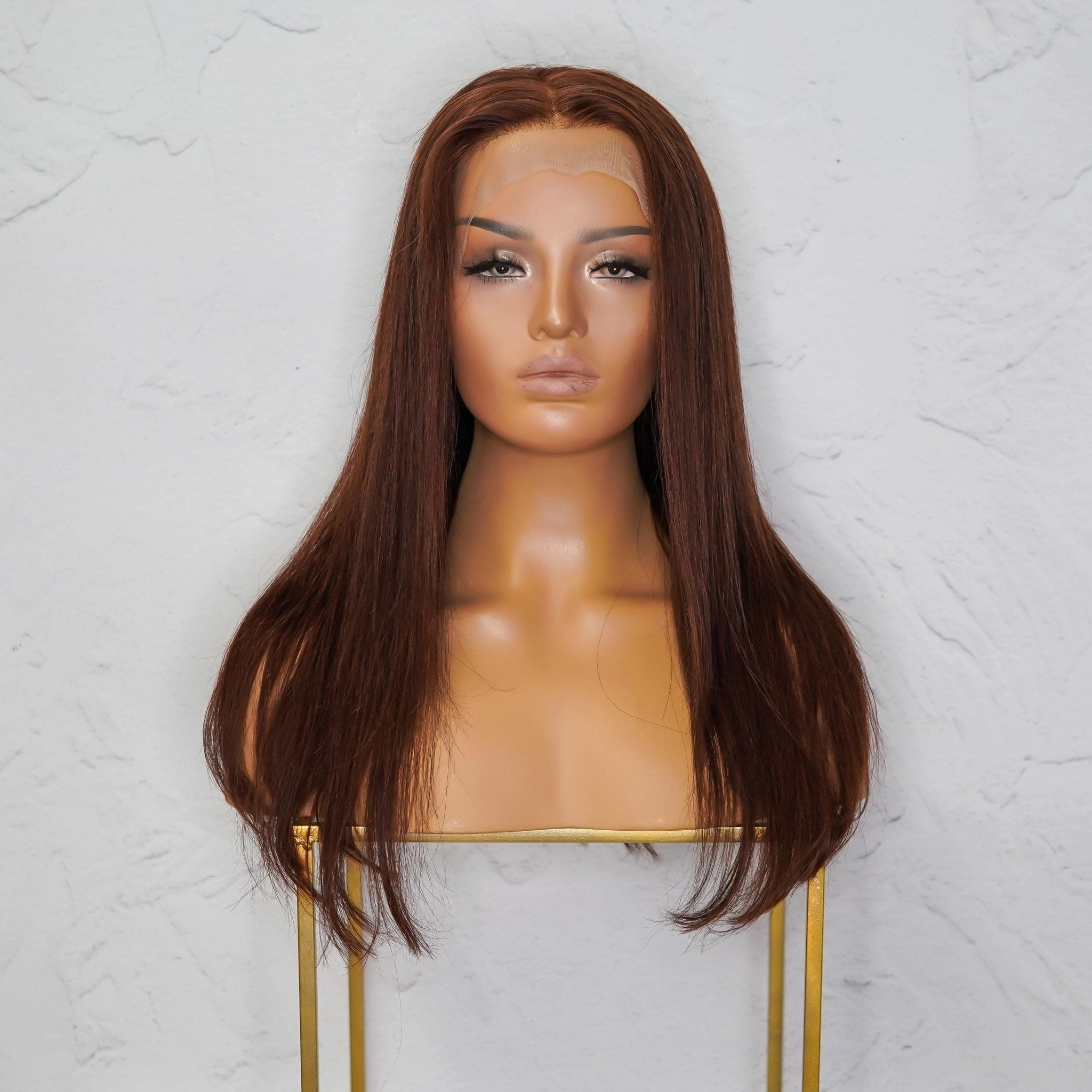 SOPHIE Brown Human Hair Lace Front Wig