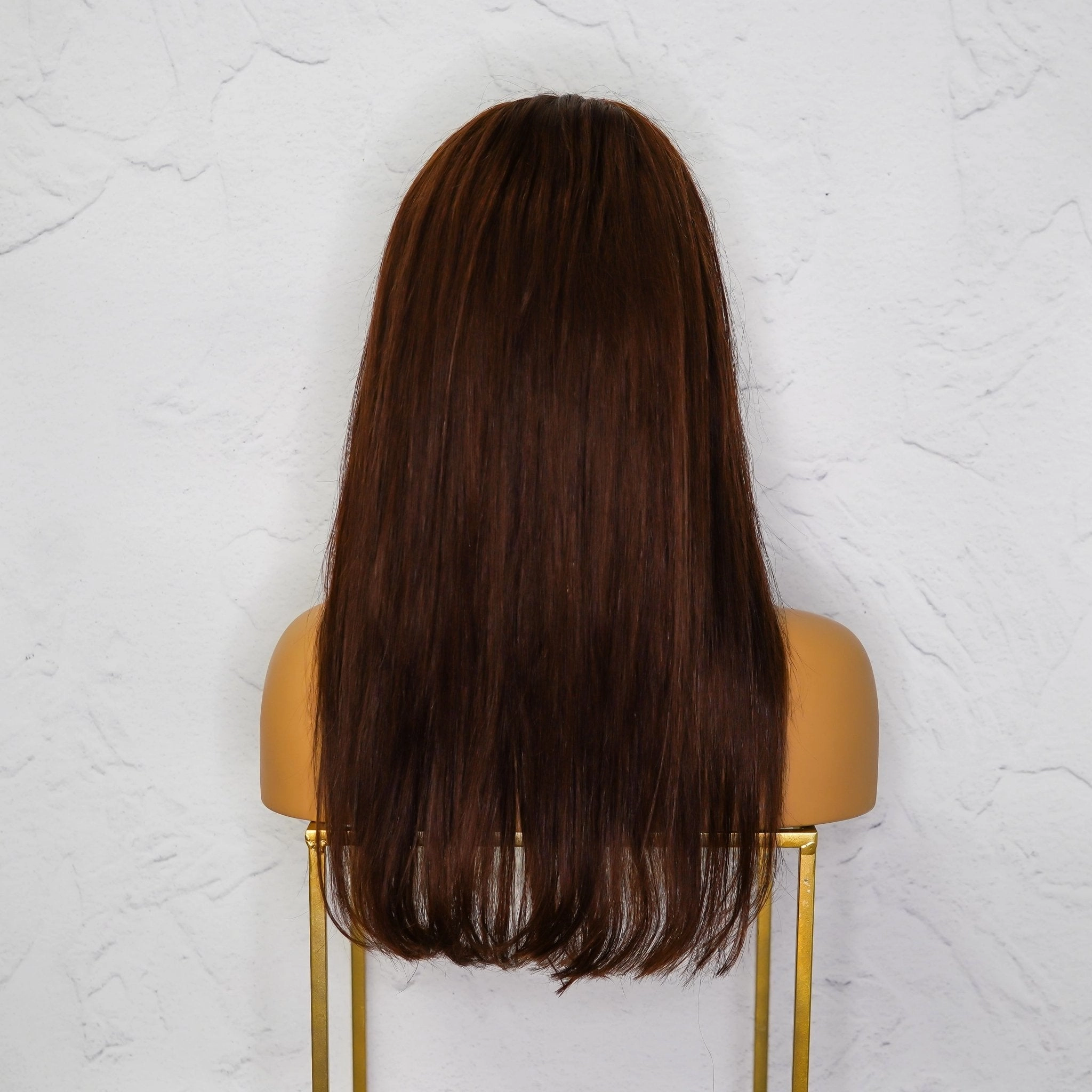 SOPHIE Brown Human Hair Lace Front Wig