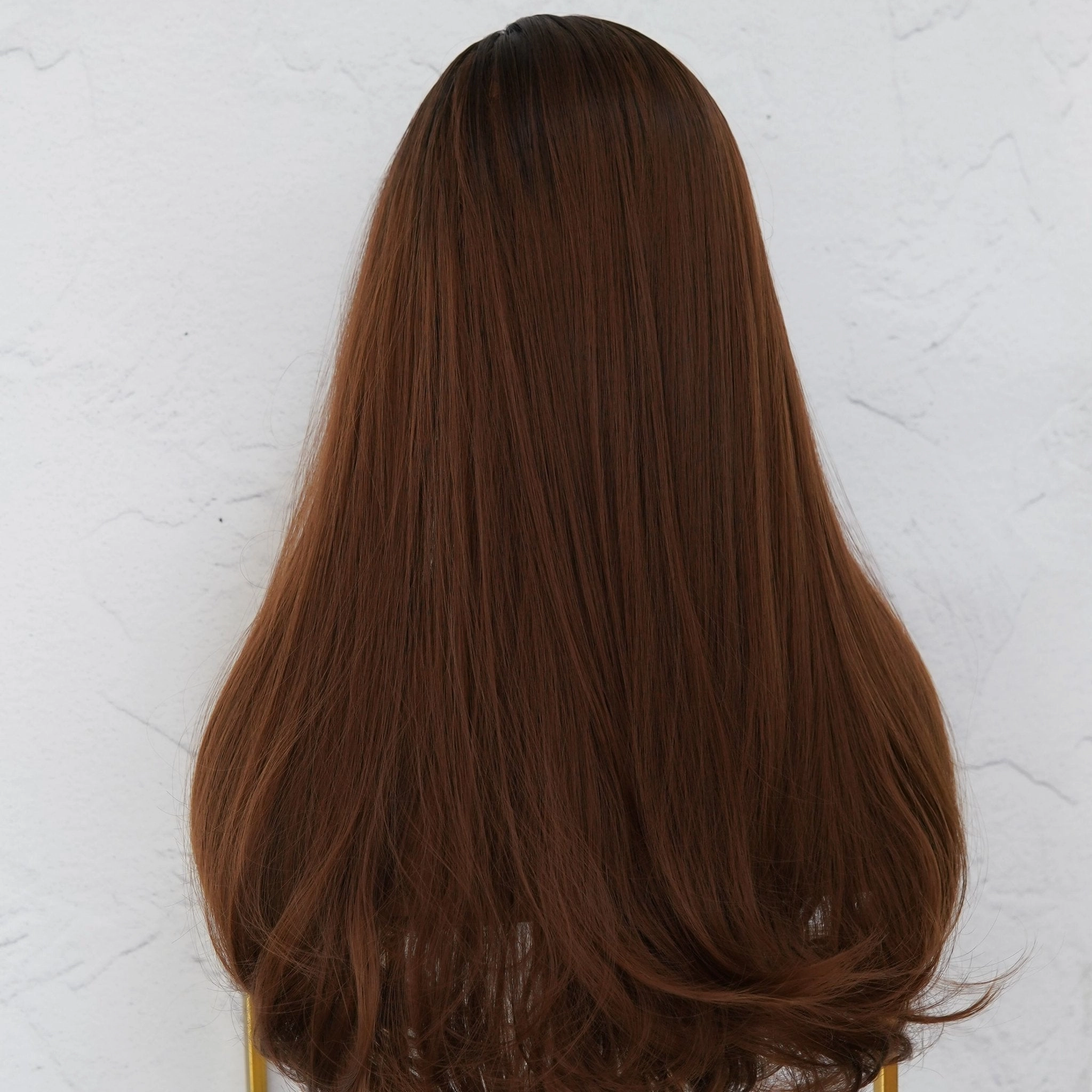 STACEY Brown Ombre Fringe Wig