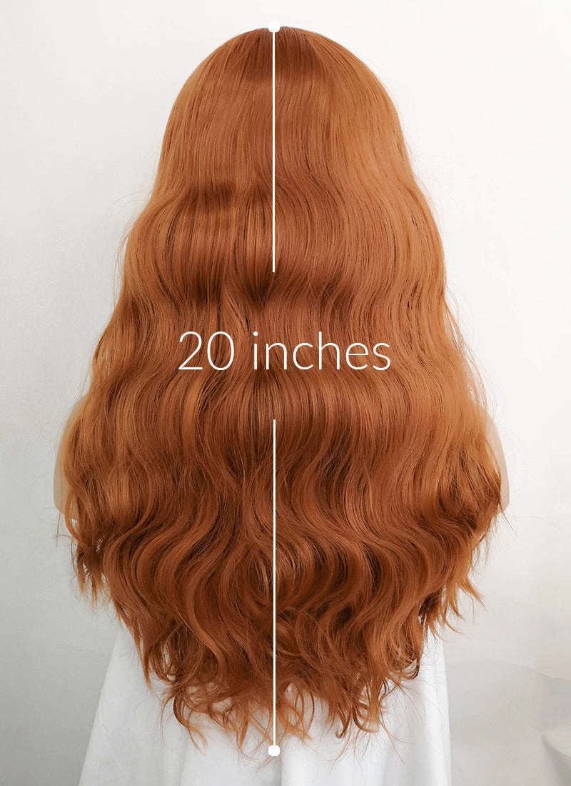 Stranger Things Max Mayfield Ginger Wavy Lace Front Wig LFK5531A