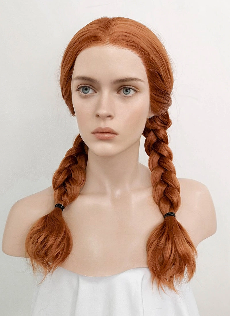 Stranger Things Max Mayfield Ginger Wavy Lace Front Wig LFK5531A