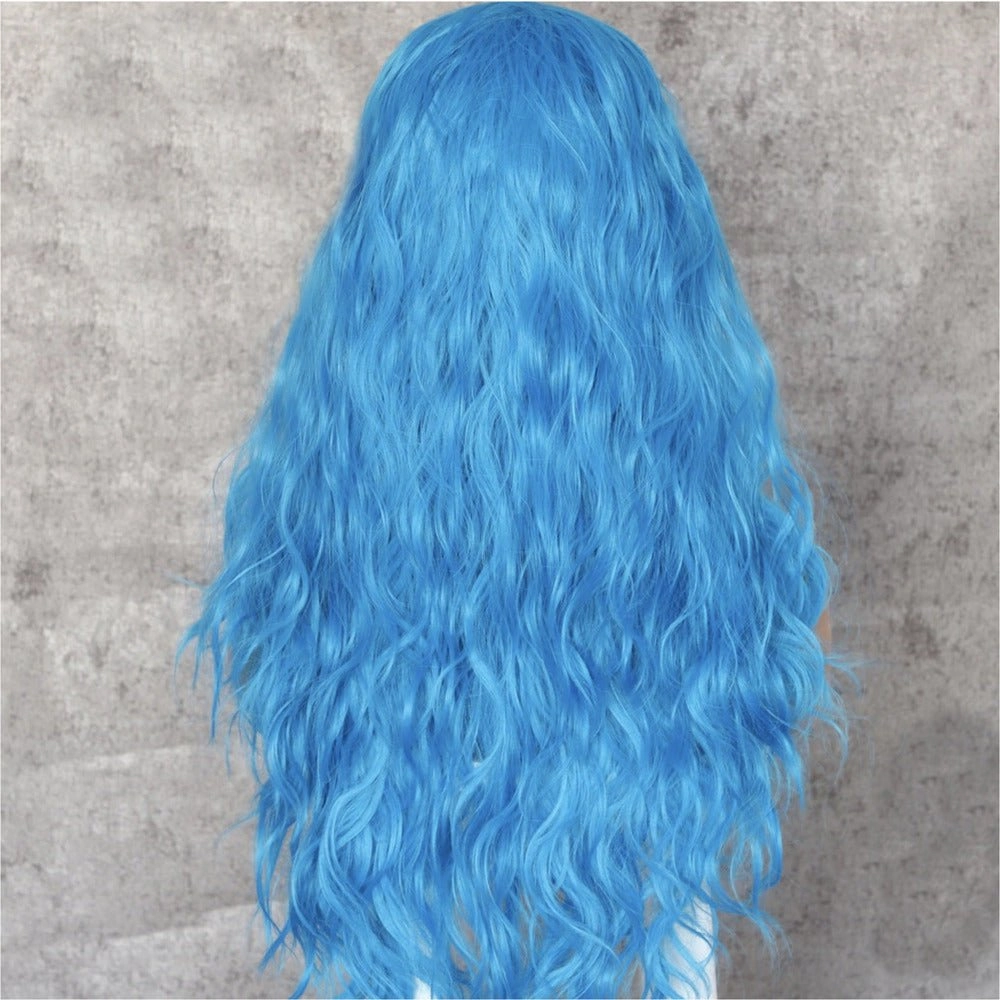Stuntin' Blue Wavy 24" Lace Front Wig