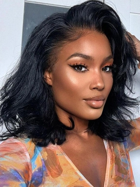 Super Deal Virgin Human Hair Bob Lace Wig CF452