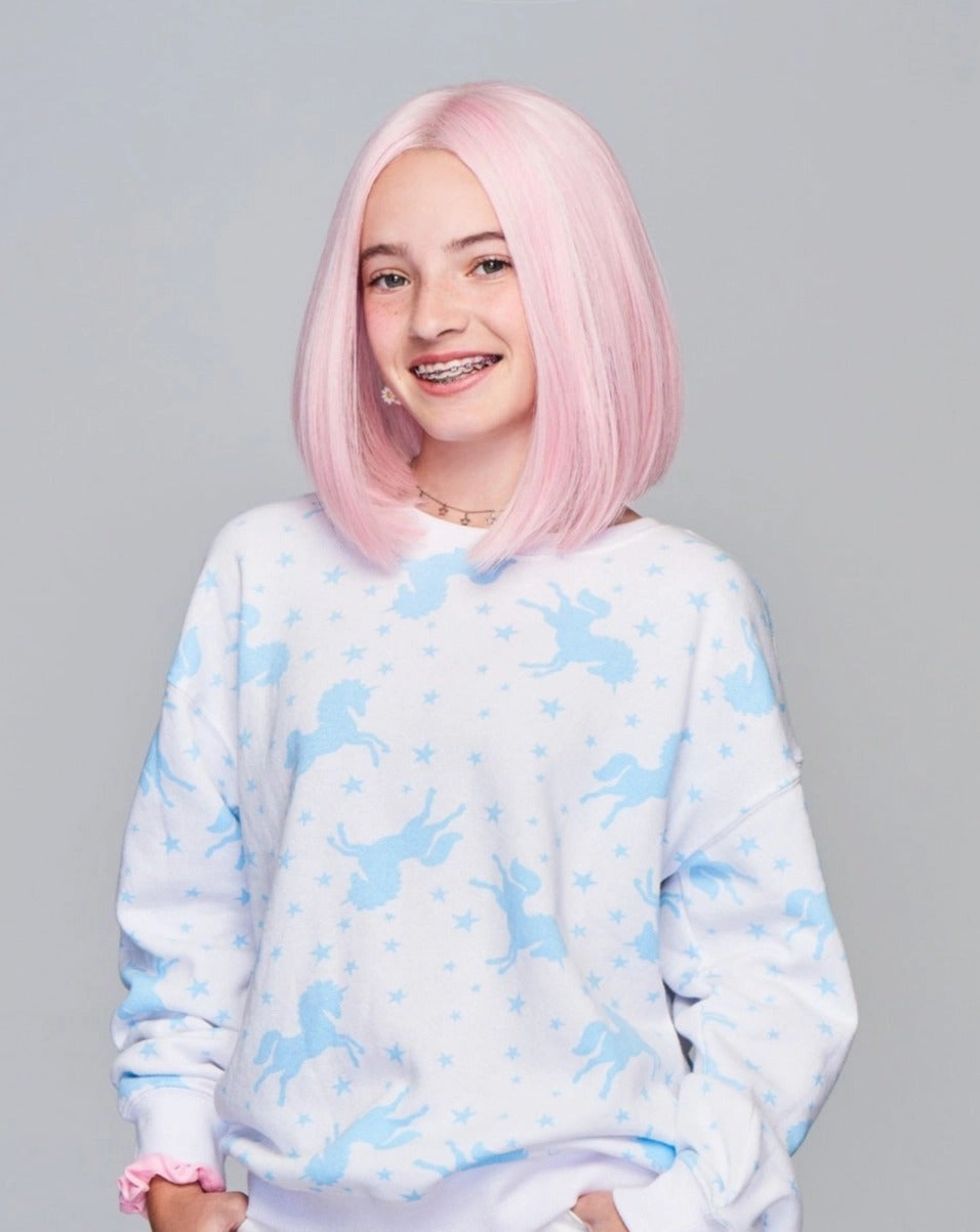 Sweetly Pink Children's Wig by Hairdo | Heat Friendly Synthetic Hair | Ultra Petite Cap