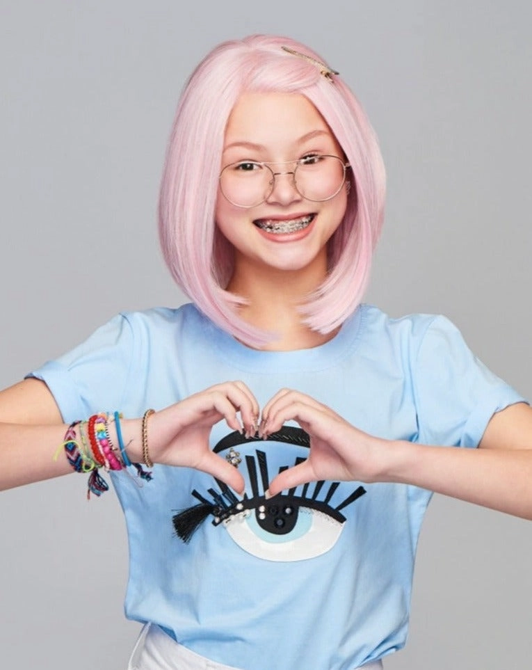 Sweetly Pink Children's Wig by Hairdo | Heat Friendly Synthetic Hair | Ultra Petite Cap