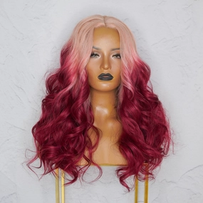 TABITHA Ombre Pink Lace Front Wig