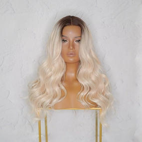 TABITHA Ombre Platinum Lace Front Wig