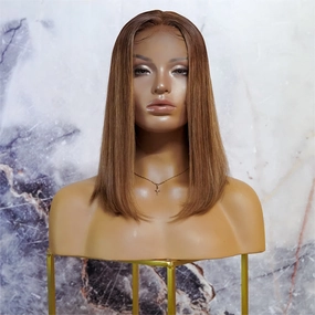 TAMARA BROWN 16" Human Hair Lace Front Wig