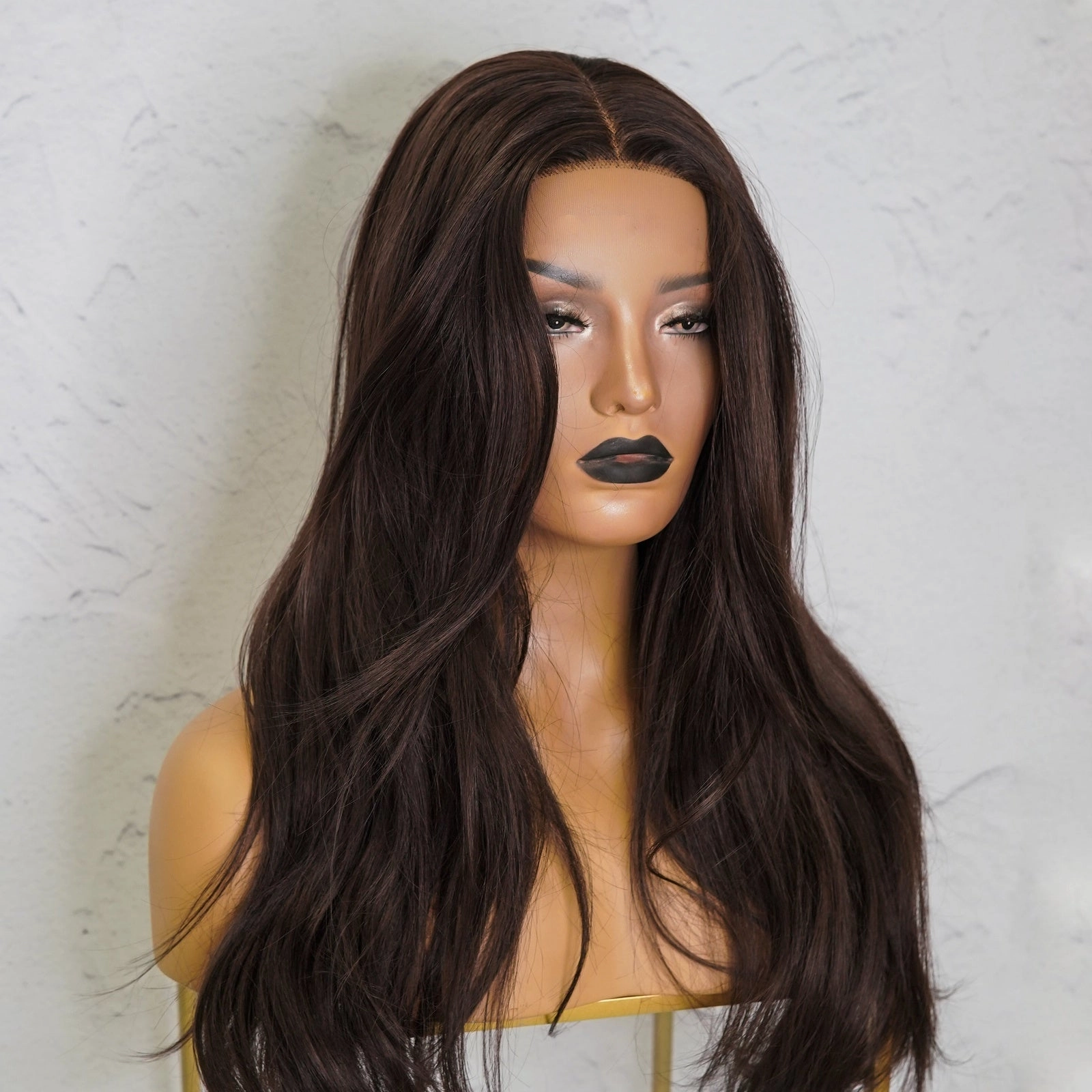 TARA Dark Brown Lace Front Wig