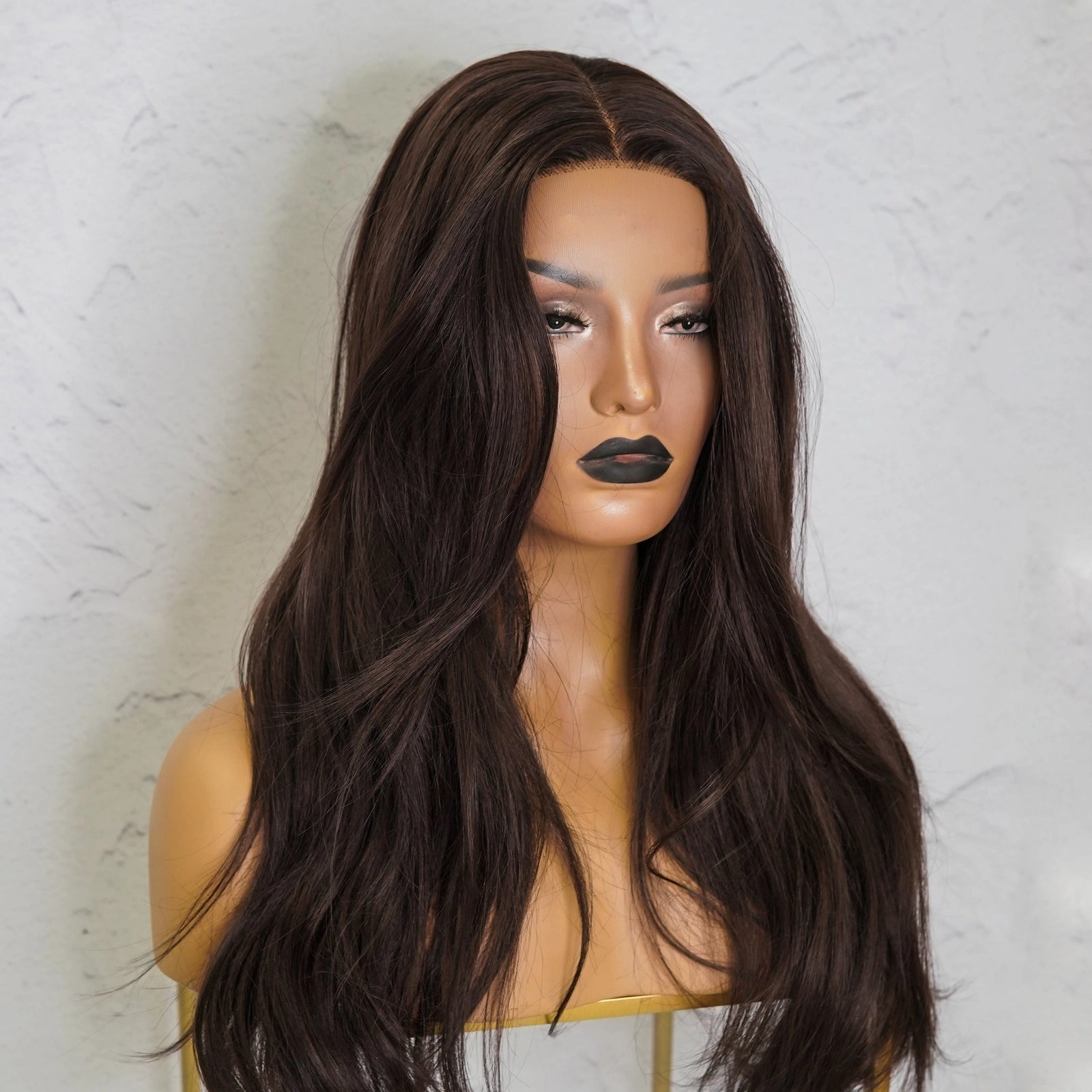 TARA Dark Brown Lace Front Wig