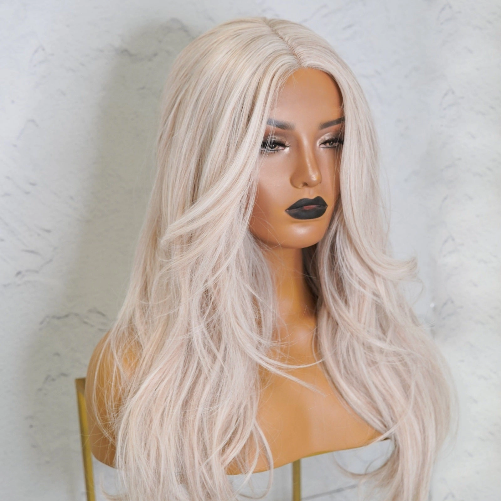 TARA White Blonde Lace Front Wig