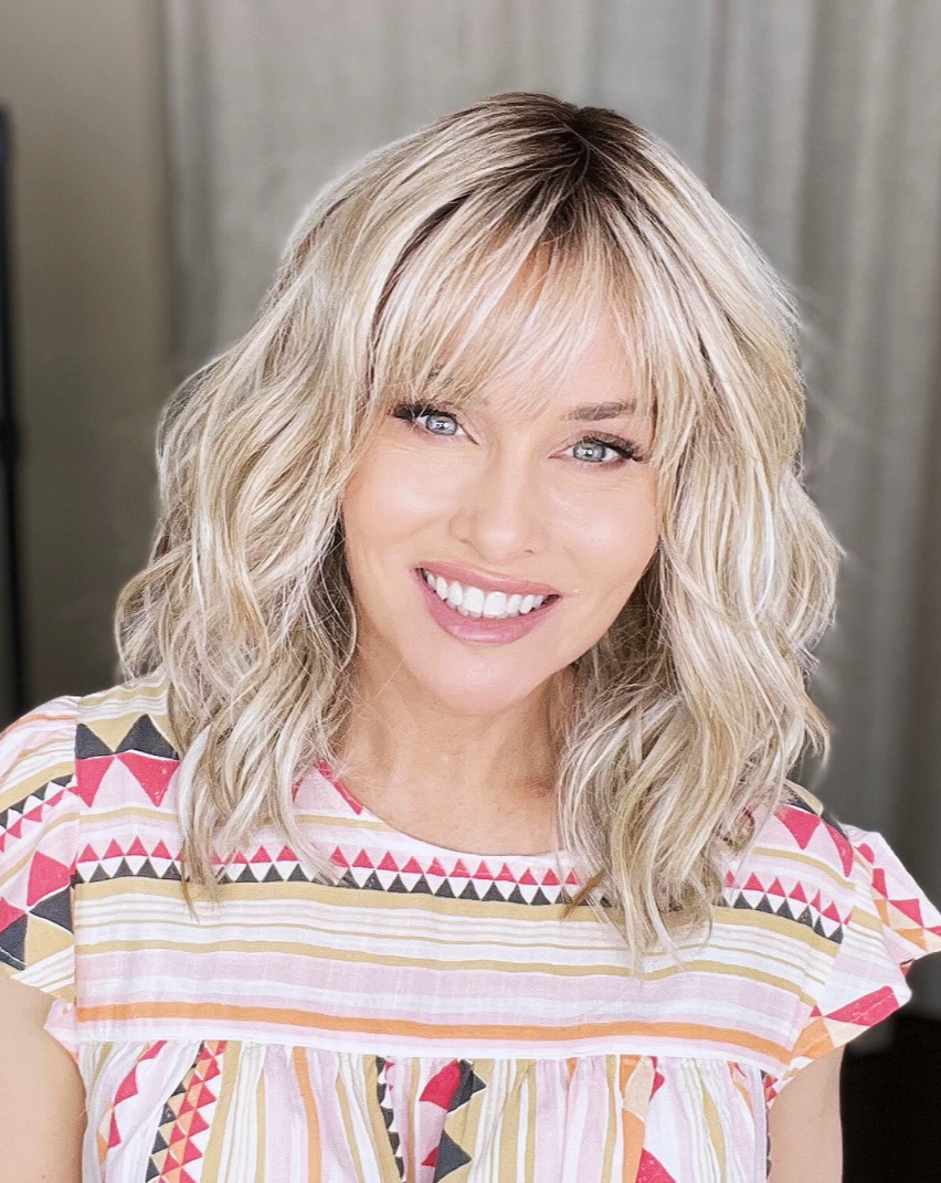 Tea Rose Wig by Belle Tress | Heat Friendly Synthetic Hair | Average Cap