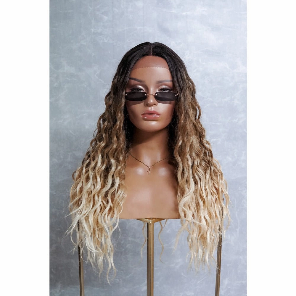 TEGAN Ombre Curly Lace Front Wig