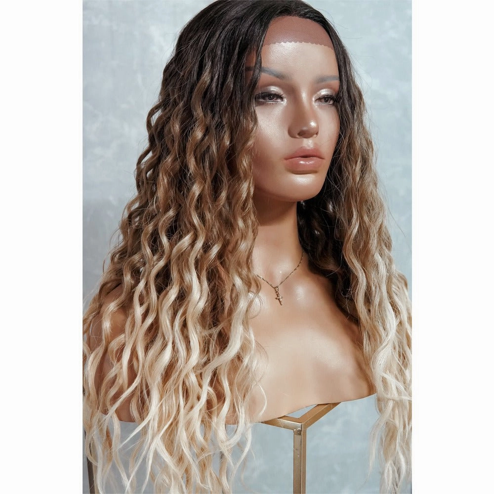 TEGAN Ombre Curly Lace Front Wig