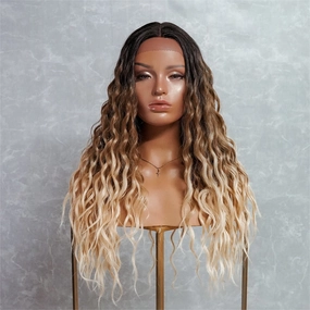 TEGAN Ombre Curly Lace Front Wig
