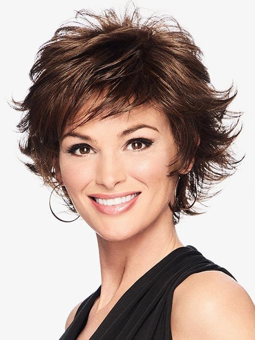 textured flip wig