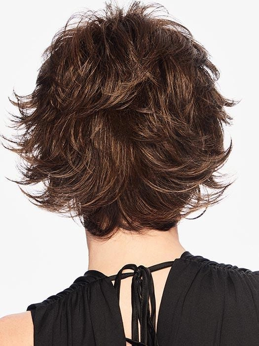 textured flip wig