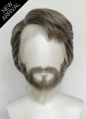 The Last of Us Joel Miller Sage Grey Straight Lace Front Synthetic Men's Wig LF8039A