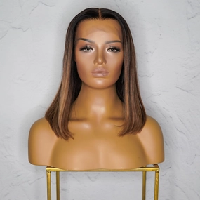 Tiarna Brown Human Hair Lace Front Wig **Ready To Ship**